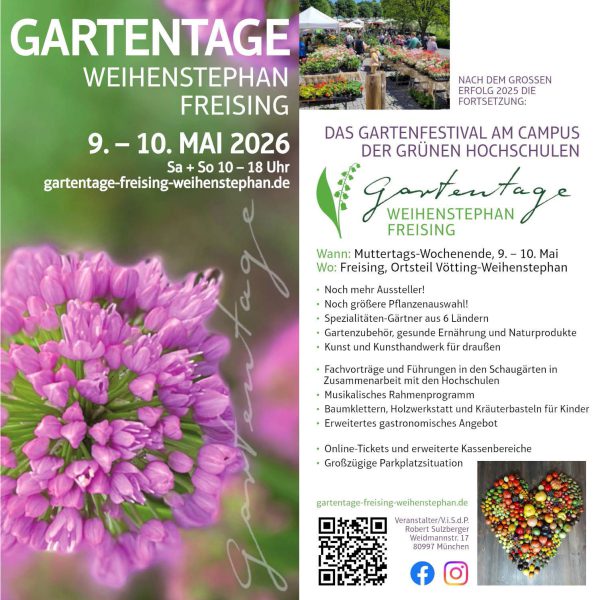 Gartentage Weihenstephan 2026
